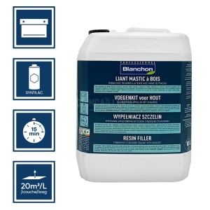 Liant mastic Blanchon 10L - Parquets collés / Meubles / Boiseries 2