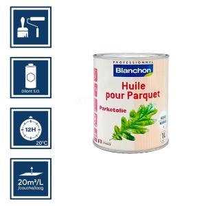Huile blanchon incolore pour parquet - 1L 2
