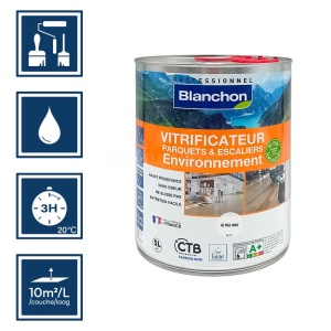 Vitrificateur bio ultra mat Blanchon 5L 2