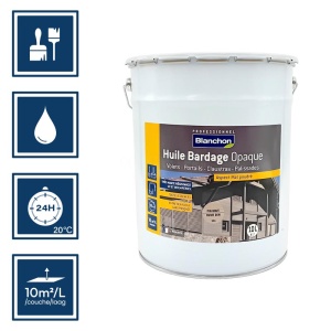Huile bardage Blanchon pin brut 10L 2