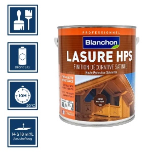 Lasure HPS chêne rustique 5L - Blanchon bois extérieur 2