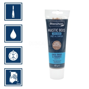 Blanchon mastic bois tube - Chêne rustique - 400g 2