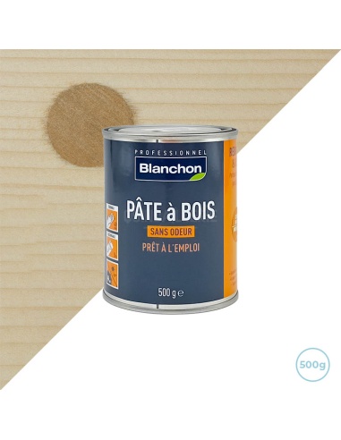 Pâte à bois chêne clair Blanchon - Prêt à l'emploi 500g