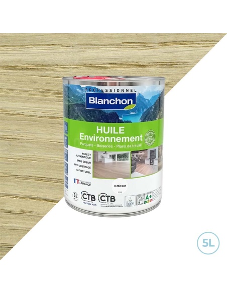 Blanchon huile biosourcée ultra-mat 5L