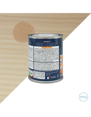 PĂąte Ă  bois pour bois hĂȘtre 500g Blanchon