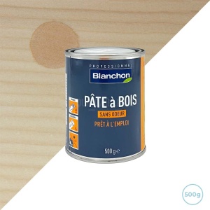 Pâte à bois pour bois hêtre 500g Blanchon