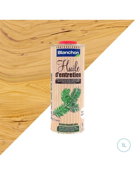 Huile d'entretien ton bois Blanchon 1L