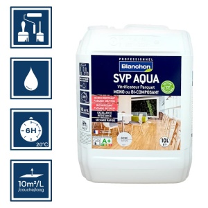 SVP AQUA - Vitrificateur parquet Blanchon 10L satiné 2