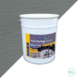Huile bardage opaque gris naturel 10L Blanchon