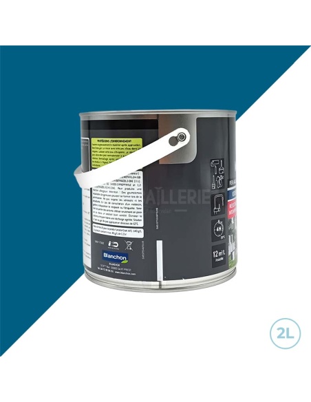 Blanchon peinture multi-supports extérieurs / Ral 5019 bleu capri satiné 2L