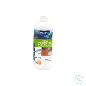 Huile d'entretien environnement incolore mat - 1L éco-responsable