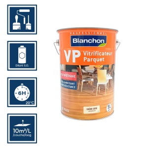 Vitrificateur Blanchon VP chêne ciré 5L - Protection et finition parquet traditionnel 2
