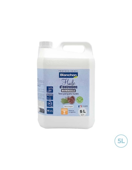 Huile d'entretien universelle biosourcée naturel Blanchon 5L