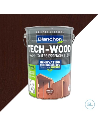 Blanchon lasure tech-wood - Chêne rustique - 1L tous types de bois