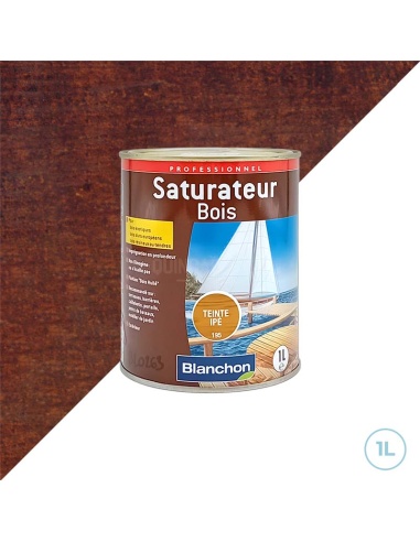 Blanchon saturateur bois teinte IPE 1L - Toutes essences de bois