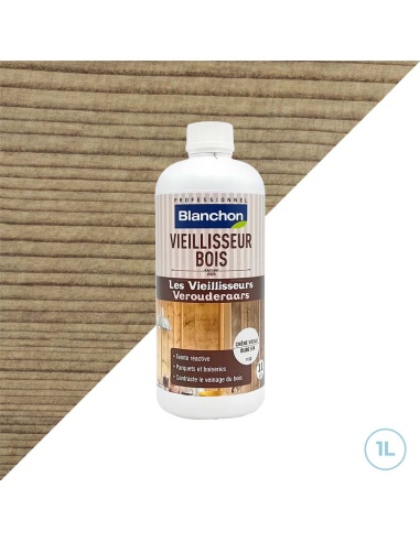 Vieillisseur pour bois chêne vieilli 1L Blanchon
