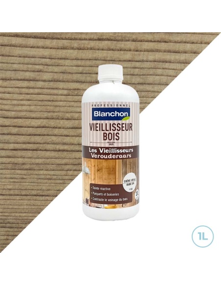 Vieillisseur pour bois chêne vieilli 1L Blanchon