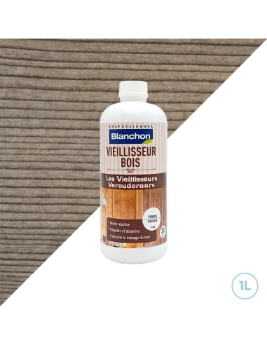 Vieillisseur cendre pour bois intérieur 1L - Blanchon