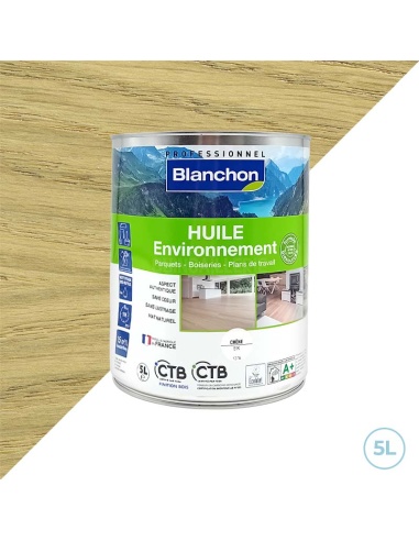 Huile environnement biosourcée chêne Blanchon 5L