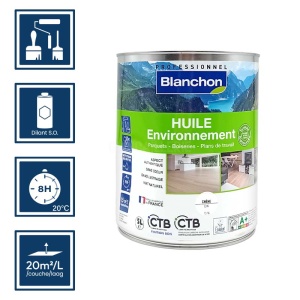 Huile environnement biosourcée chêne Blanchon 5L 2