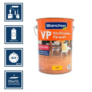 Vitrificateur satiné Blanchon VP - Parquet traditionnel 5L 2