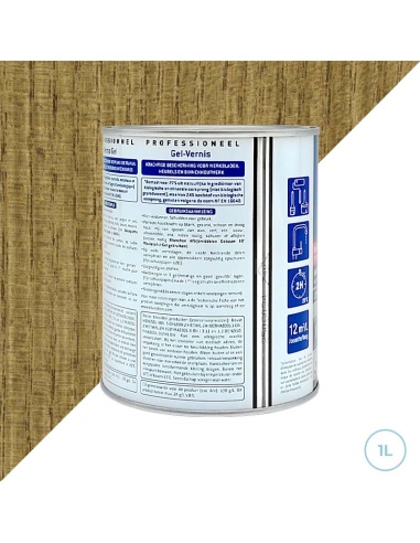 Blanchon vernis pour plans de travail et boiseries chêne moyen - 1L gel bio