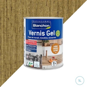 Blanchon vernis pour plans de travail et boiseries chêne moyen - 1L gel bio