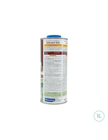 Huile mobilier de jardin - Huile pour teck Blanchon 1L