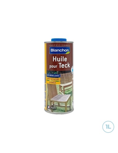 Huile mobilier de jardin - Huile pour teck Blanchon 1L