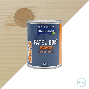 Pate à bois naturel 500g Blanchon
