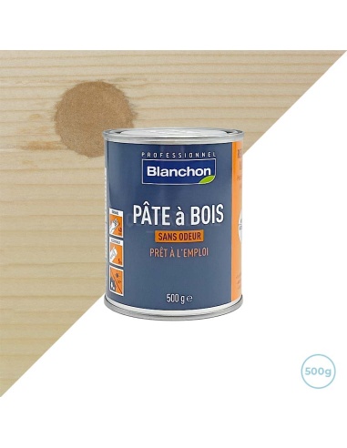 Pate à bois naturel 500g Blanchon