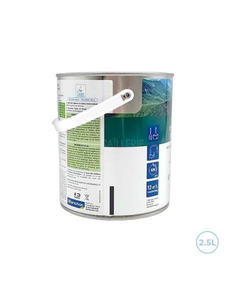 Vernis pour bois intérieur et extérieur environnement biosourcé Blanchon - Incolore satiné 2,5L