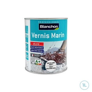 Vernis marin incolore mat pour bateaux 1L - Blanchon