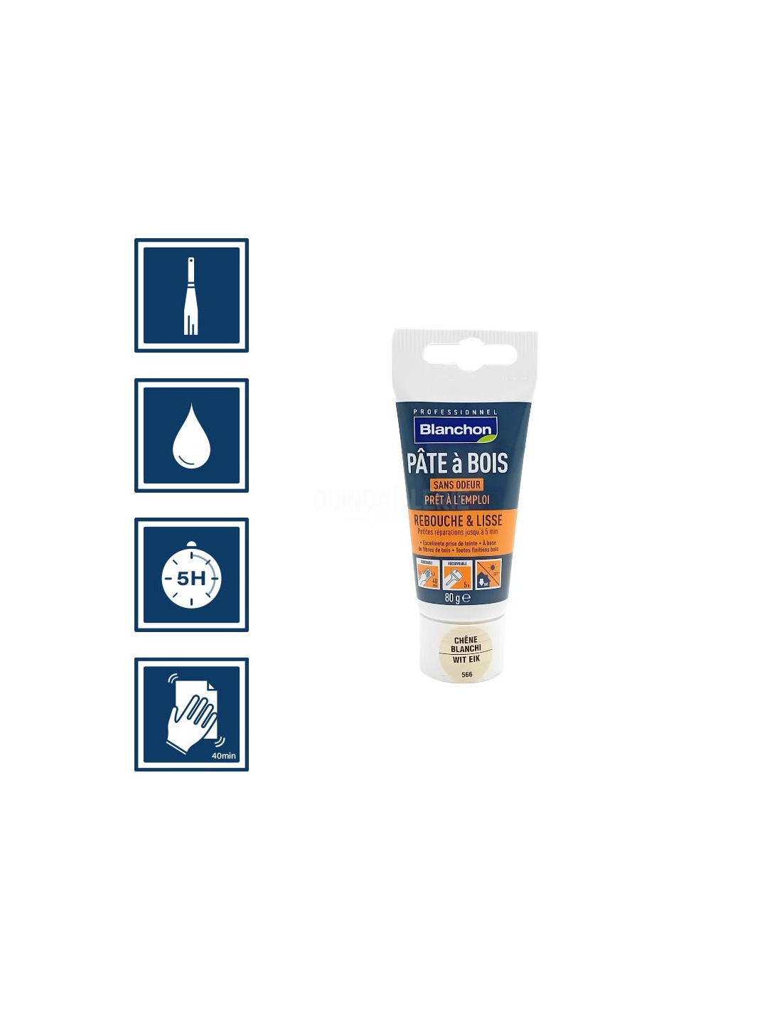 🥇 Pâte à bois Blanchon chêne blanchi 80g Réparations parfaites pour — free download