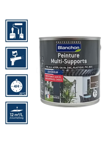 Pictos : application pinceaux rouleaux; recouvrable 4h; utilisation pistolet peinture; rendement 12m²/l/couche