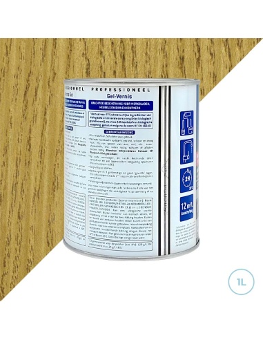 Vernis gel bio pour meubles et boiseries 1L - Blanchon chêne clair