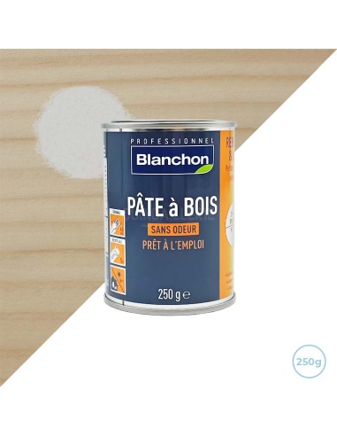 Blanchon pĂąte Ă  bois 250g chĂȘne blanchi