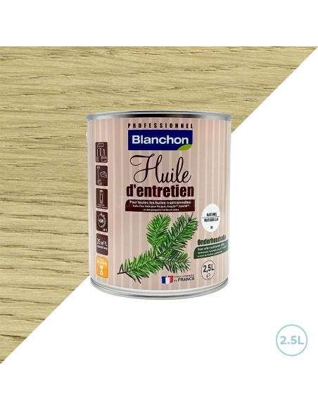 Huile d'entretien Blanchon Naturel 2,5L