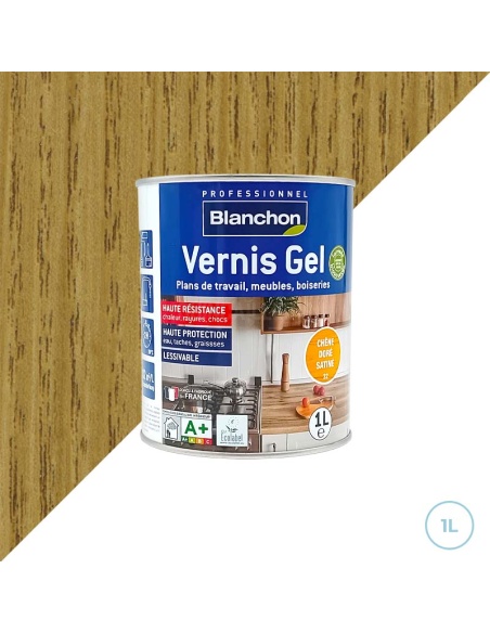 Vernis chêne doré gel biosourcé Blanchon 1L