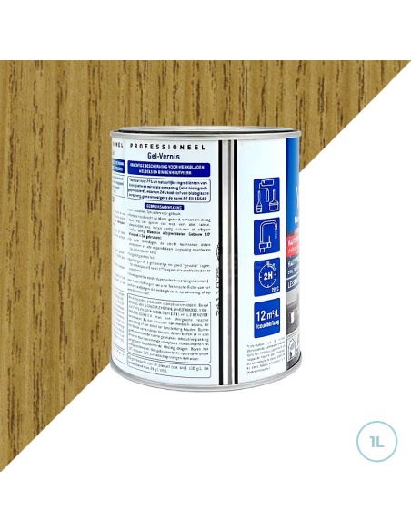 Vernis chêne doré gel biosourcé Blanchon 1L
