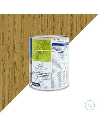Vernis chêne doré gel biosourcé Blanchon 1L