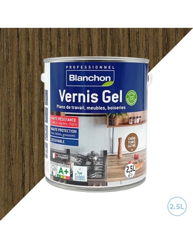 Vernis Blanchon gel biosourcé 2,5L chêne foncé - Plans de travail, meubles et boiseries