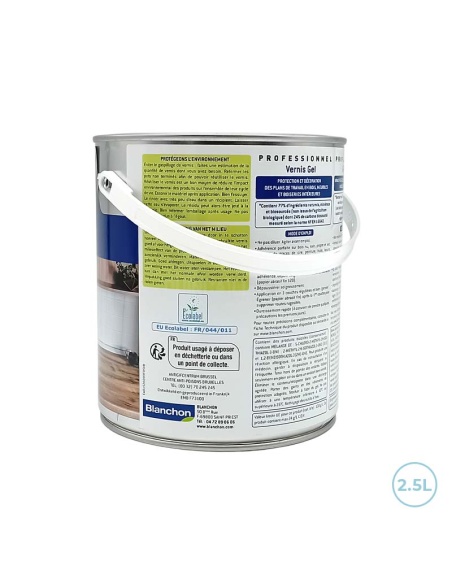 Blanchon vernis gel biosourcé 2,5L - Incolore