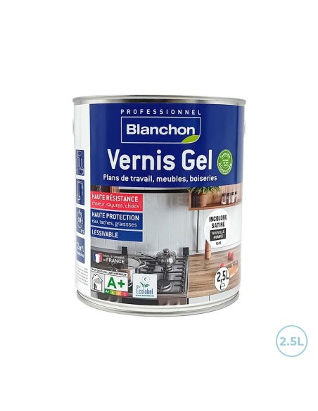 Blanchon vernis gel biosourcé 2,5L - Incolore