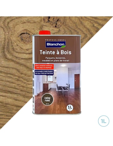 Teinte à bois pigmentaire chêne fumé 1L Blanchon