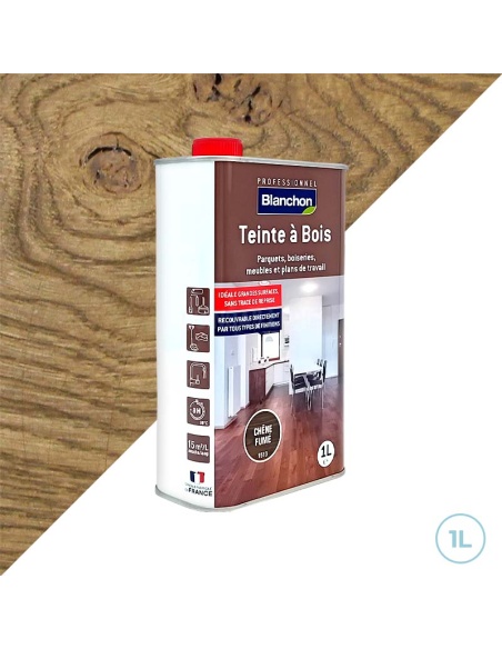 Teinte à bois pigmentaire chêne fumé 1L Blanchon