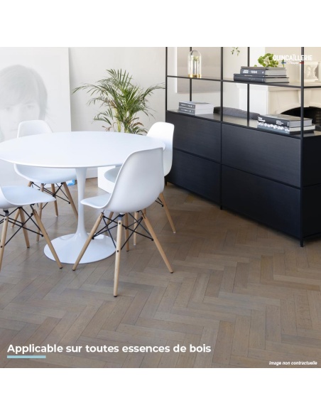 img illsutrative Teinte blanche pour bois 1L Blanchon